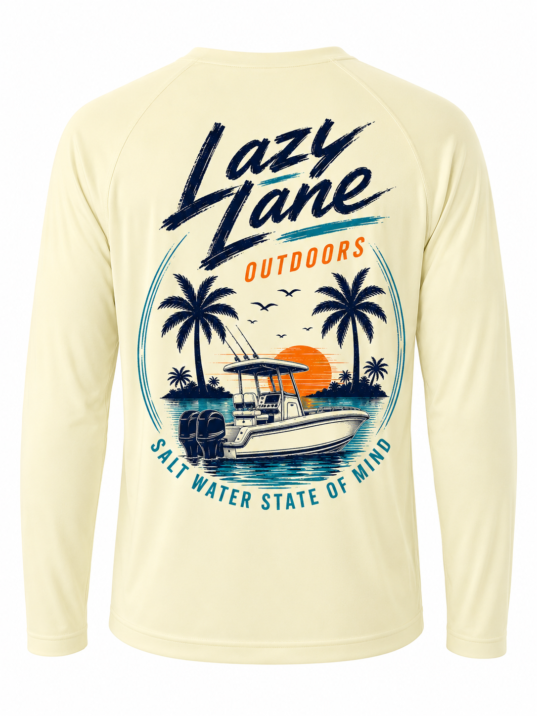 Salt Water State Of Mind Long Sleeve Fishing Shirt