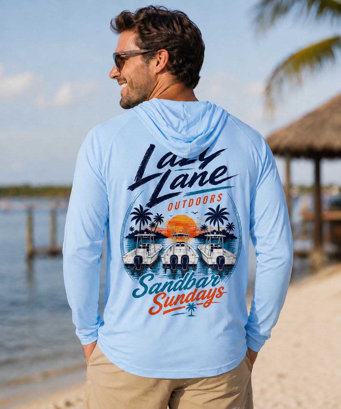 Relaxed Fishing Hoodie with UPF 50+
