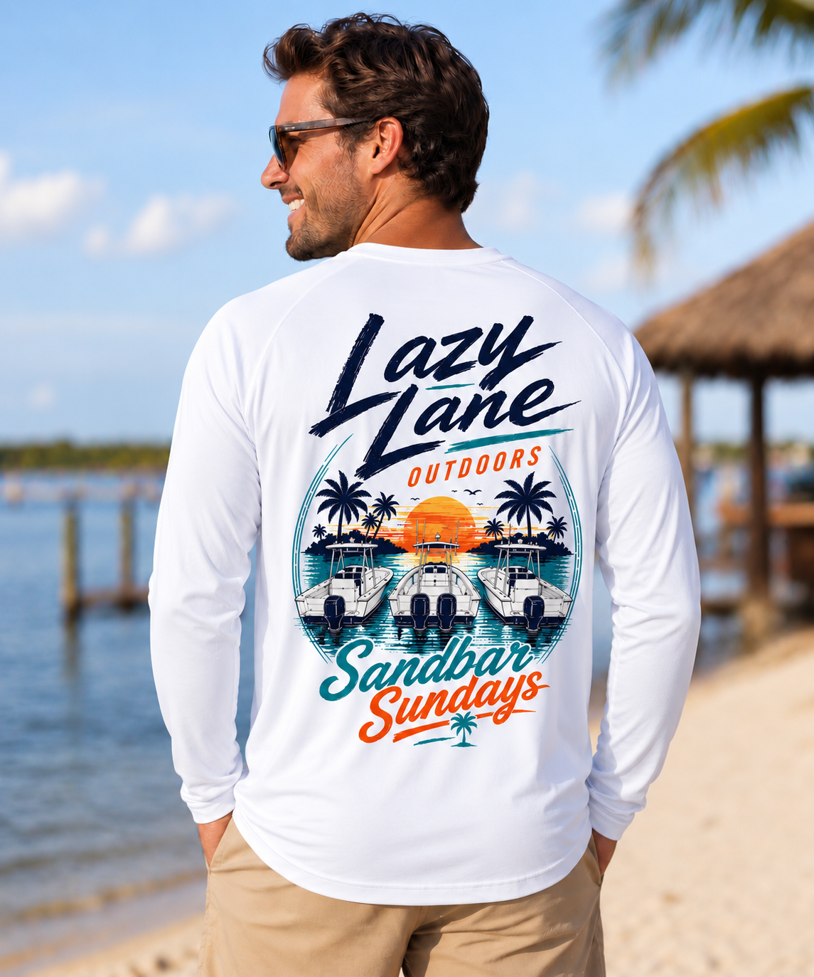 Sandbar Sundays Long Sleeve Fishing Shirt