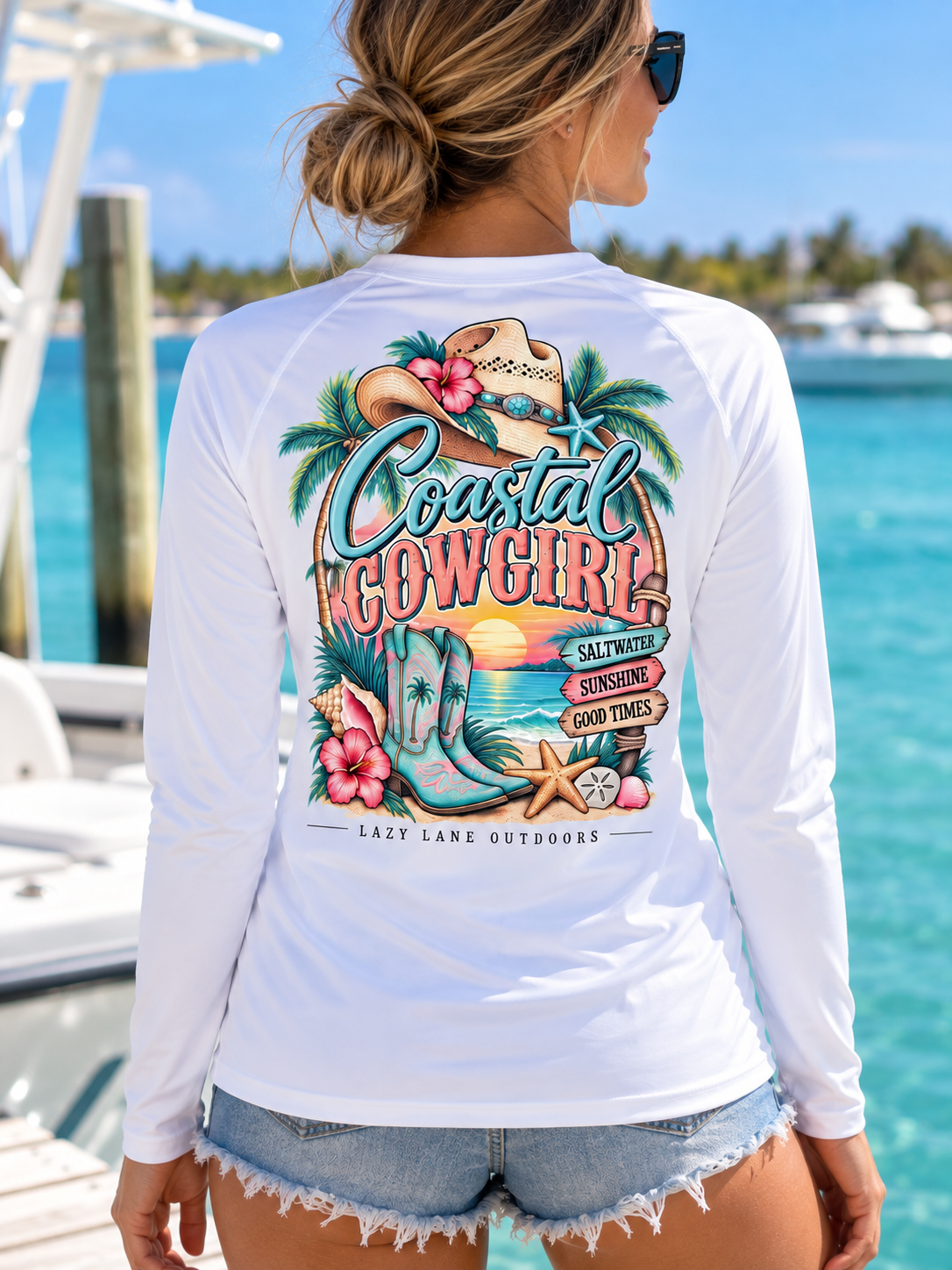 Women's Coastal Cowgirl  Performance Sun Shirt