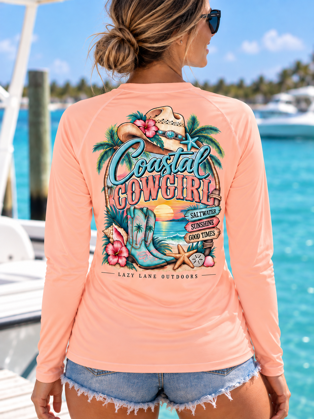 Women's Coastal Cowgirl  Performance Sun Shirt