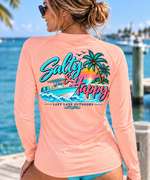 Salty & Happy Coastal Sun Shirt for Women